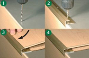 Treppe mit Laminat belegen