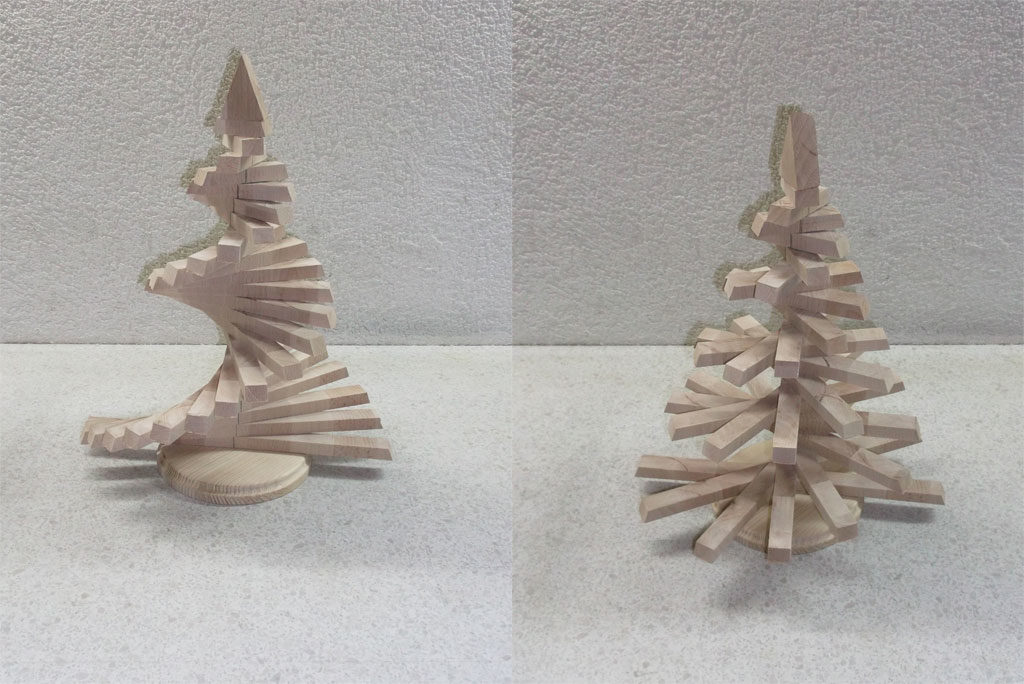 Weihnachtsbaum aus Holz bauen