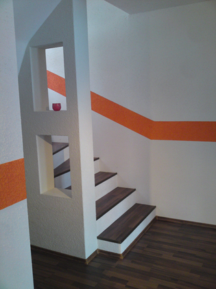 Treppe mit Laminat belegen