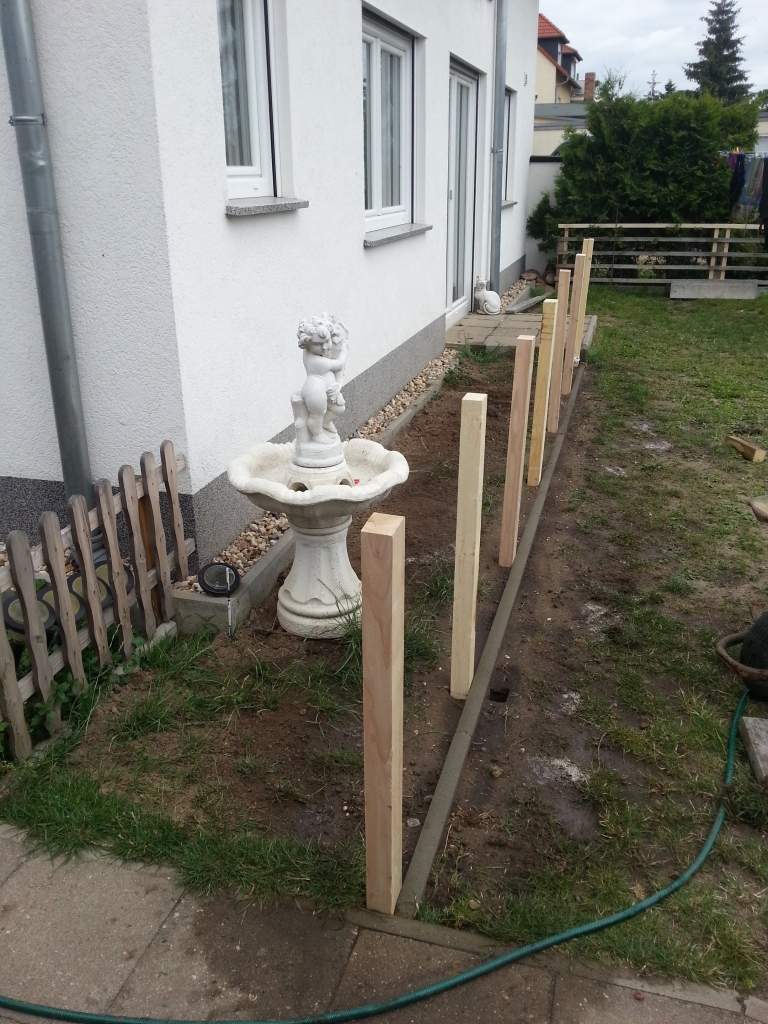 Gartenzaun einfach selber bauen