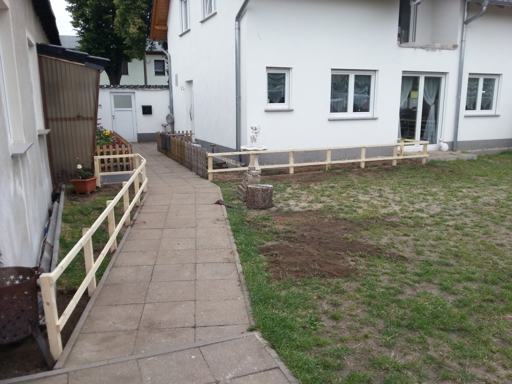 Gartenzaun einfach selber bauen