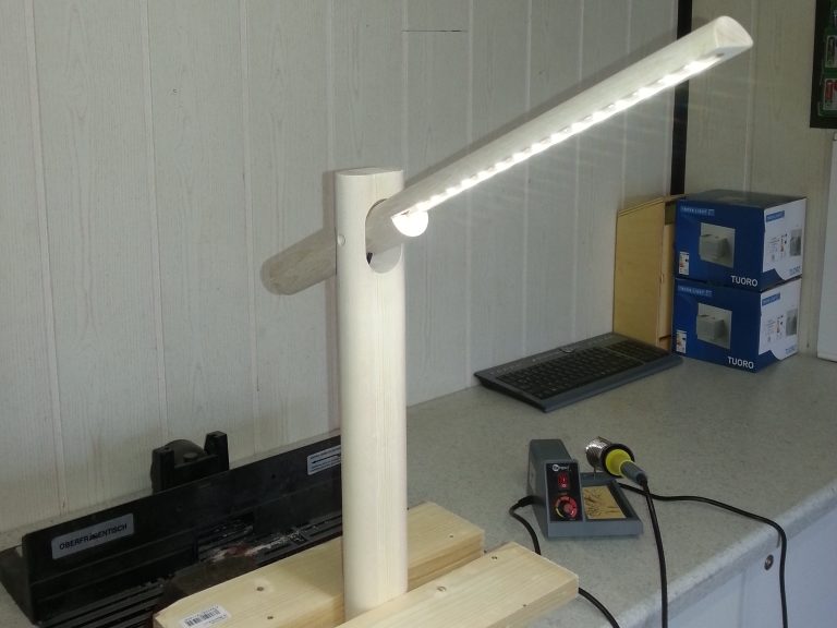 Test LED-Lampe mit kKatschsensor