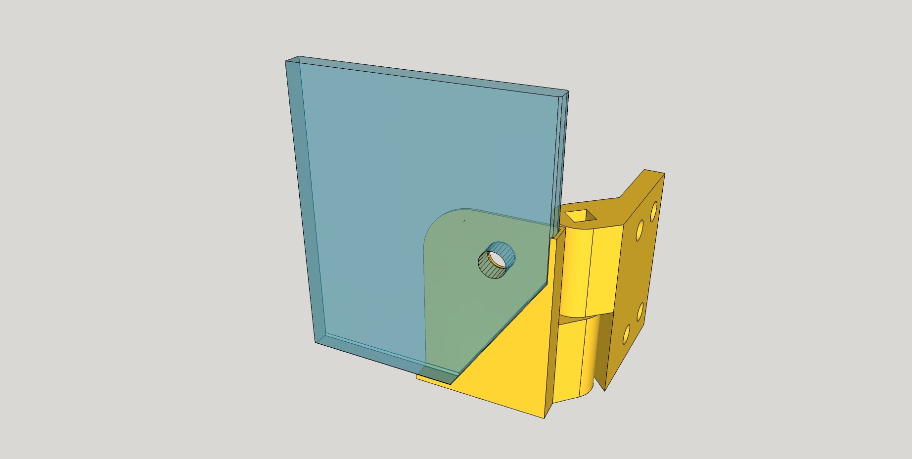 Scharnier für 3D-Drucker Gehäuse
