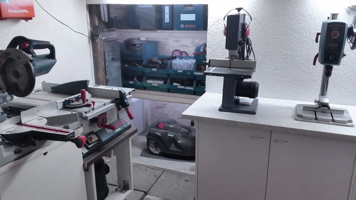 Mähroboter Garage selbst bauen