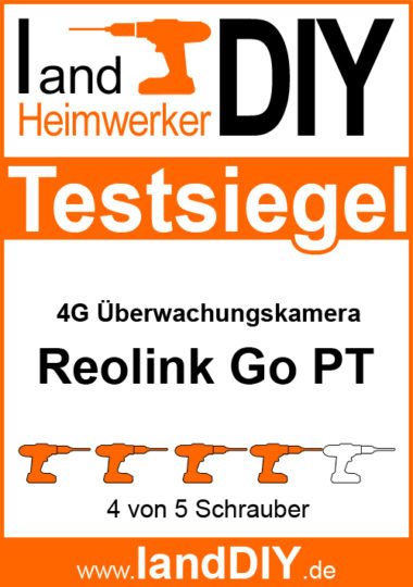 Reolink Go PT Testsiegel