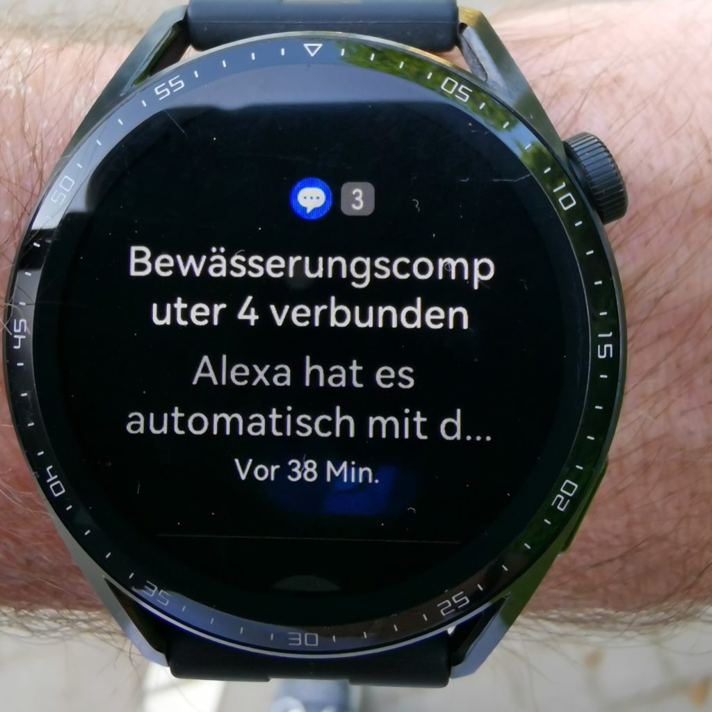 Gartenbewässerung per Handy und Alexa