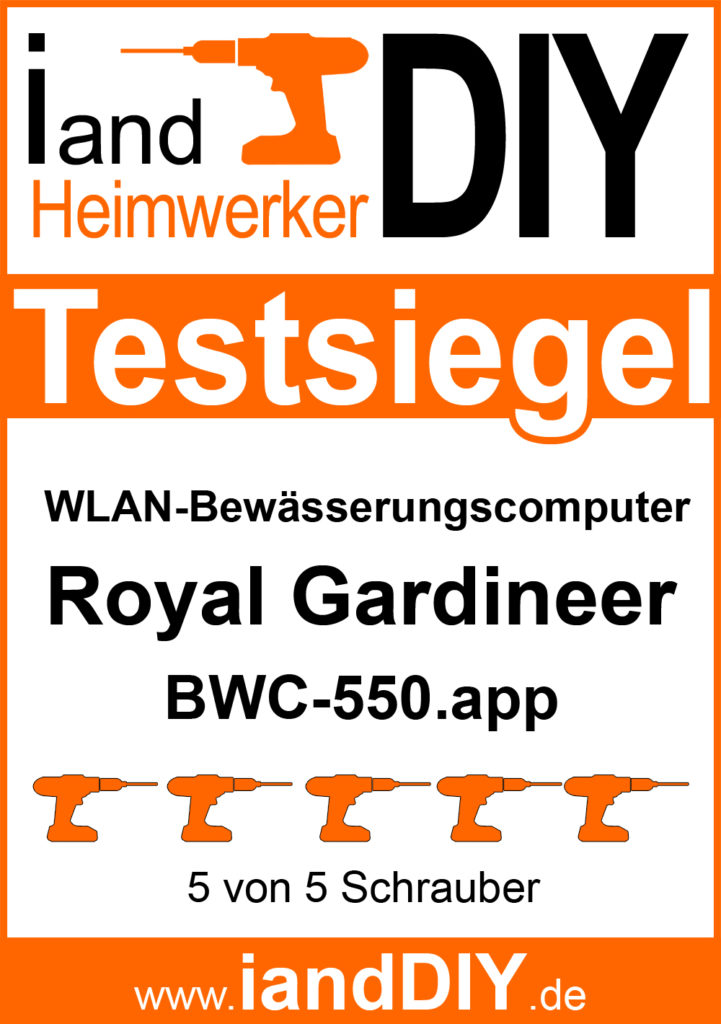 WLAN-Bewässerungscomputer Testsiegel