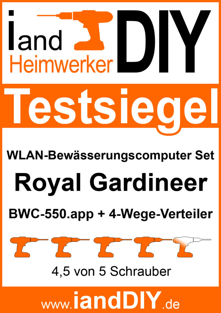 WLAN-Bewässerungscomputer Testsiegel