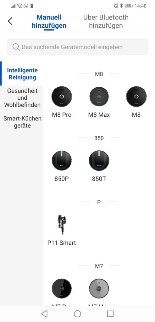 Proscenic P11 smart Test