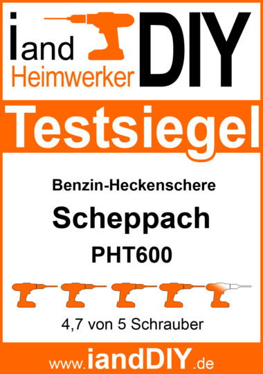 Benzin-Heckenschere Test Scheppach PHT600