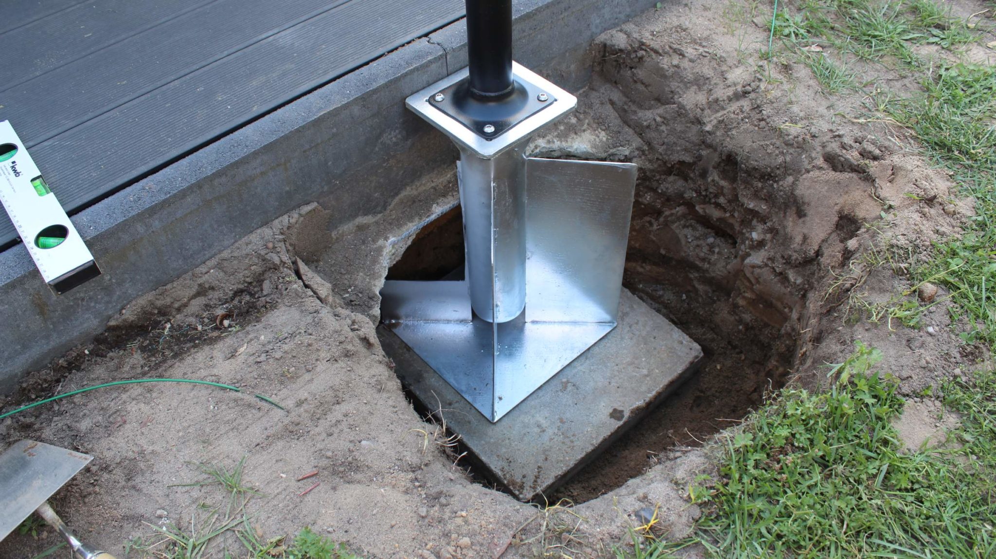 Schirmständer betonieren Ampelschirm für die Terrasse I and DIY