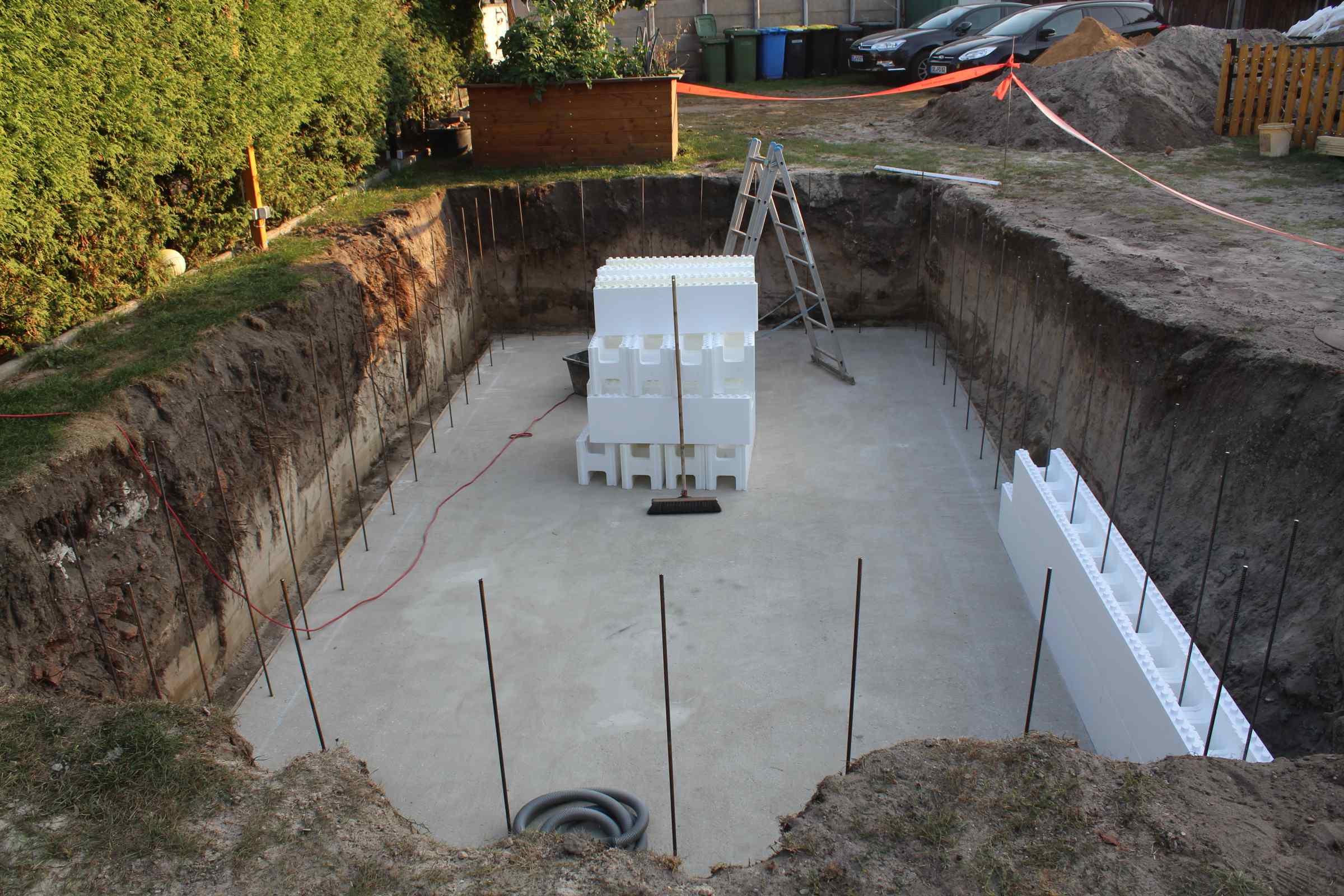 Styropor Pool selber bauen Unser Poolbau 3,5 x 7 x 1,5 m I and DIY