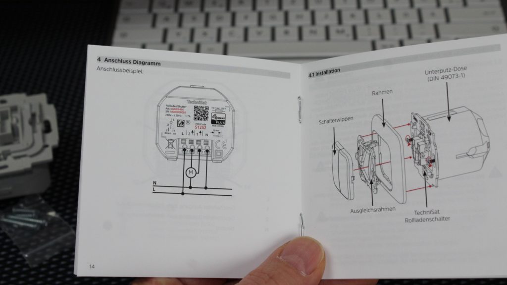 Test Smarthome TechniSat Unterputzeinsatz