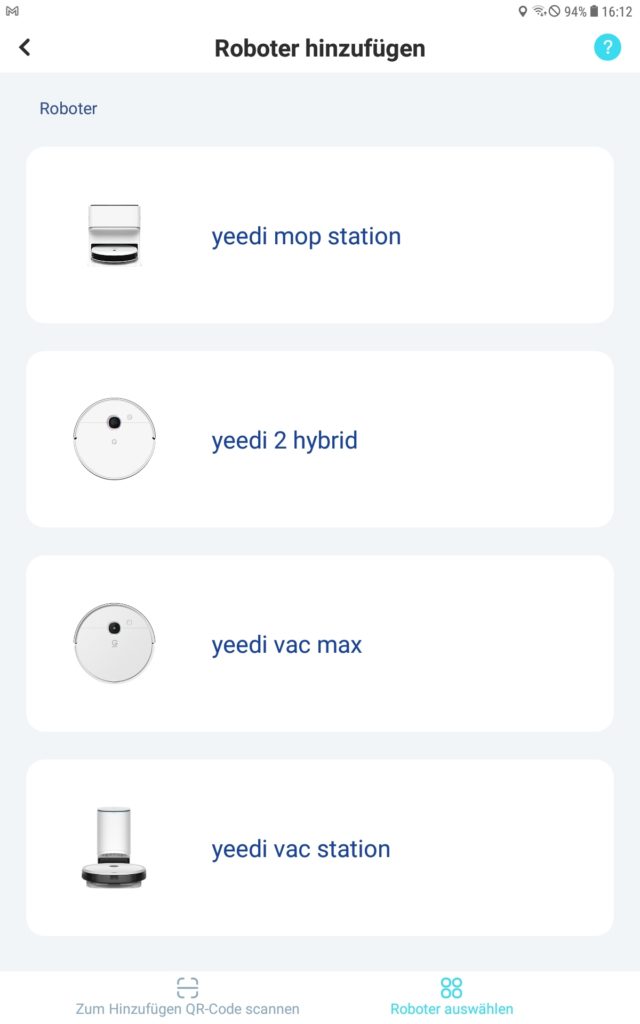 Test Wischroboter Station