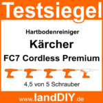 Testsiegel Kärcher FC7 Cordless Premium
